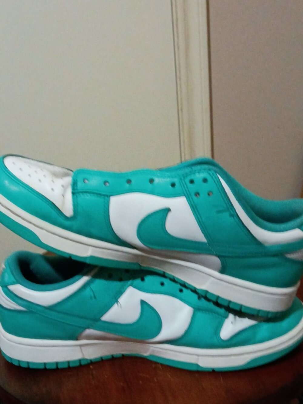 Nike Mens Dunk Low Clear Jade DV0833-101 Retro Casual Shoes Sneakers Size 9 - Picture 12 of 13